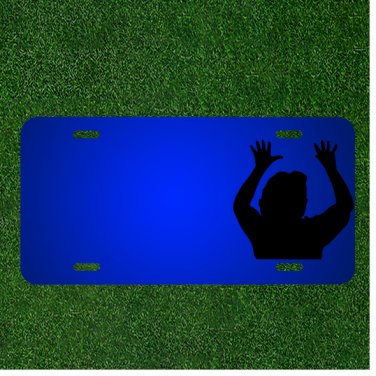Custom Personalized License Plate With Add Names To Praying Hand People Man