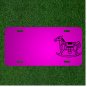 Custom Personalized Car License Plate With Add Names To Rocking Horse Horse