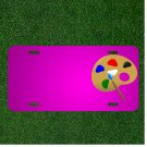Custom Personalized Car License Plate With Add Names To Art Artist Paint