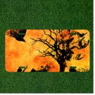 Custom Personalized License Plate Auto Tag With Stunning Spookey Tree And Crow