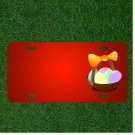 Custom Personalized License Plate With Add Names To Easter Eggs Basket Nest