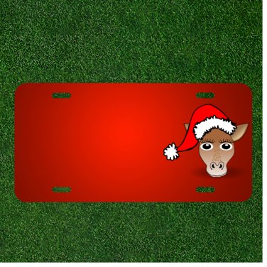 Custom Personalized License Plate With Add Names To Horse Mule Pony Animal