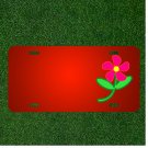 Custom Personalized License Plate With Add Names To Flower Pink Daisy Garden