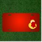 Custom Personalized License Plate With Add Names To Head Eyes Male Rooster