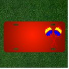 Custom Personalized License Plate With Add Names To Maracas Percussions Sound