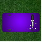 Custom Personalized License Plate With Add Names To Microphone Sound Comic