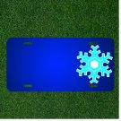 Custom Personalized License Plate With Add Names To Snowflake Snow Winter