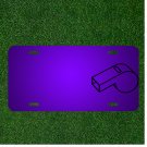 Custom Personalized License Plate With Add Names To Whistle Aerophone