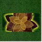 Custom Personalized License Plate Auto Tag With Creative Fancy Flowers Design