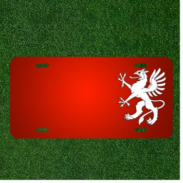 Custom Personalized License Plate With Add Names To Animal Creature Dragon
