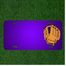 Custom Personalized License Plate With Add Names To Baseball Glove Gloves
