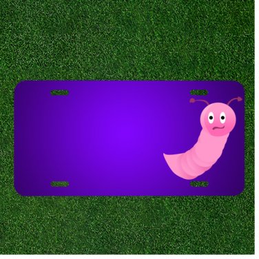 Custom Personalized License Plate With Add Names To The Cartoon Cartoon