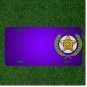 Custom Personalized License Plate With Add Names To Award Gold Trophy
