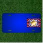 Custom Personalized License Plate With Add Names To Colorful Star Gold