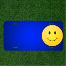 Custom Personalized License Plate With Add Names To Smiley Yellow Cartoon