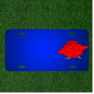 Custom Personalized License Plate With Add Names To Floral Flower Nature