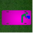 Custom Personalized Car License Plate With Add Names To Drinking Water