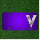Custom Personalized License Plate With Add Names To V Letter V Letter