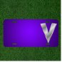 Custom Personalized License Plate With Add Names To V Letter V Letter