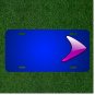 Custom Personalized License Plate With Add Names To Arrow Arrow Pointing Right