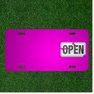 Custom Personalized Car License Plate With Add Names To Broken Damaged Open