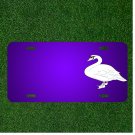 Custom Personalized License Plate With Add Names To Bird Wings Long Neck