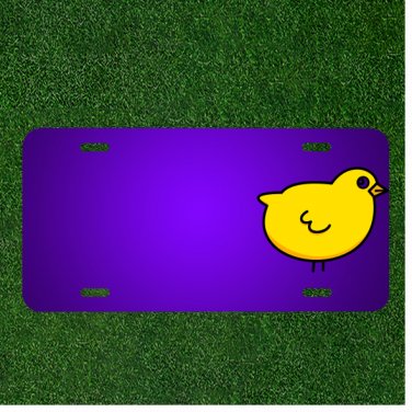 Custom Personalized License Plate With Add Names To Chick Chicken Bird Birdie