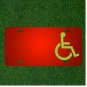 Custom Personalized License Plate With Add Names To Wheelchair Person