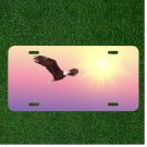 Custom Personalized Auto Tag With Amazing Blue Flower Like Design Add NamesCusto