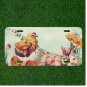 Custom Personalized License Plate Tag With Stunning Baby Chicken And Rabbits