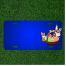 Custom Personalized License Plate With Add Names To Easter Bunnies Eggs