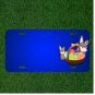 Custom Personalized License Plate With Add Names To Easter Bunnies Eggs
