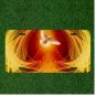 Custom Personalized License Plate Tag With White Bird Flying Over Magical View