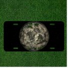 Custom Personalized License Plate Auto Tag With Amazing View Of The Earth Design