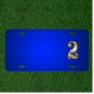 Custom Personalized License Plate With Add Names To The Number Of Figure Two