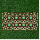 Custom Personalized Car License Plate With Pattern Background Bright Brown