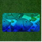Custom Personalized License Plate Auto Tag With Sea Fish Under Water Design NEW