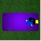 Custom Personalized License Plate With Add Names To Blue Tang Find Fish Found