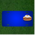 Custom Personalized License Plate With Add Names To Hot Dog Egg Fried Egg