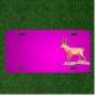 Custom Personalized Car License Plate With Add Names To Red Deer Style Wild