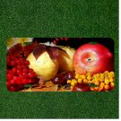 Creative License Plate Auto Tag With Grapes Apples And Fruits