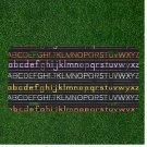 Custom Personalized License Plate Auto Tag With Full Alphabet Design A-Z