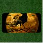 Creative License Plate Auto Tag With Bird In Black By Orange Moon Design