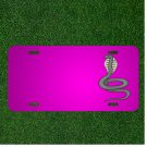 Custom Personalized Car License Plate With Add Names To Head Snake Gray Cobra