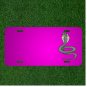 Custom Personalized Car License Plate With Add Names To Head Snake Gray Cobra