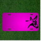 Custom Personalized Car License Plate With Add Names To Head Face Animal Mule