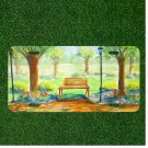 Park Summer Watercolor Outdoor Green Custom Novelty License Plate Car Tag