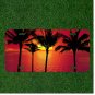 Custom Personalized License Plate Auto Tag With Amazing Pink Sunset Tree Design
