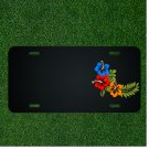 Custom Personalized License Plate With Add Names To Colorful Flowers Design NEW