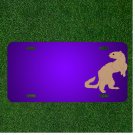Custom Personalized License Plate With Add Names To Ferret Animal Mammal Pet
